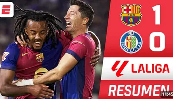 Barcelona sigue de líder invito en LaLiga 2024-25 tras vencer ajustadamente al Getafe – VIDEO