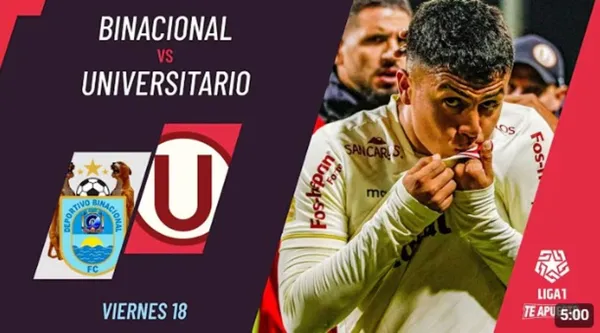 Binacional vs Universitario Torneo Apertura 2025