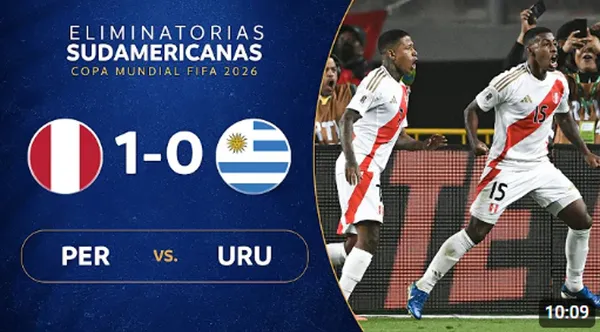 Peru venció a Uruguay por Eliminatorias 2026
