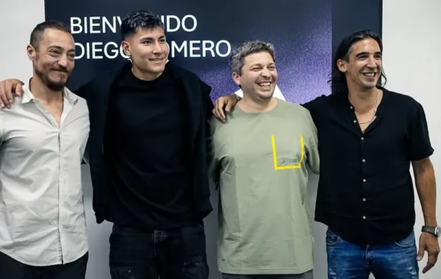 Diego Romero en Banfield &#8211; Foto: Instagram