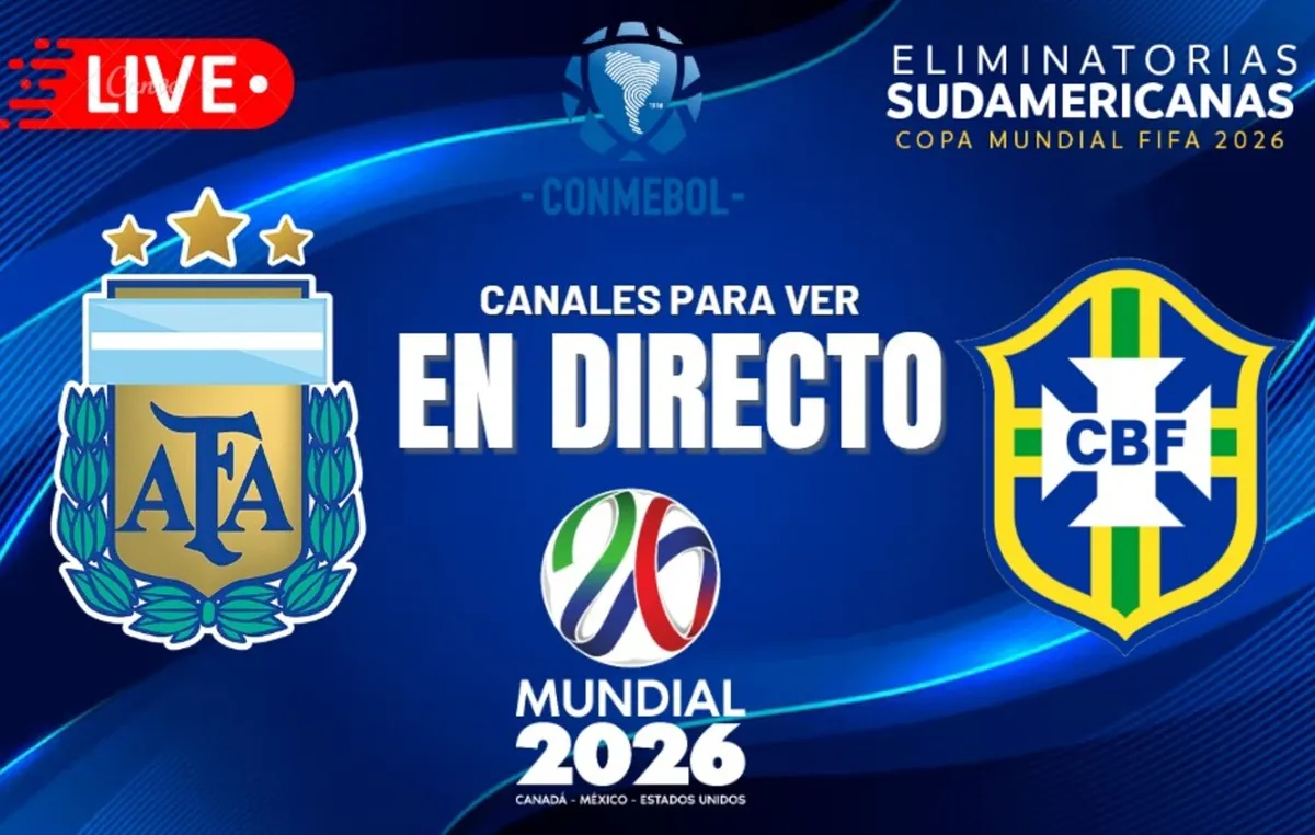 Argentina vs Brasil por las Eliminatorias al Mundial 2026