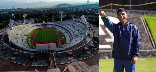 Asombrado con el estadio olímpico universitario: Piero Quispe y sus impresiones sobre la nueva casa de Pumas UNAM