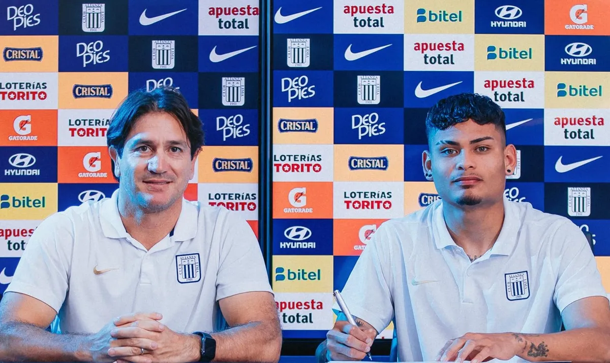 ¡Refuerzo de peso! Jeriel De Santis es oficialmente jugador de Alianza Lima para la temporada 2024
