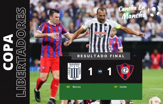 Alianza Lima empató con Cerro Porteño &#8211; Composición: Cancha en Mancha