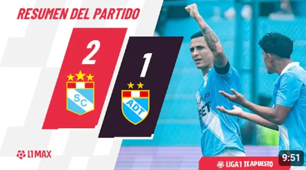 Un respiro: Sporting Cristal  venció 2-1 a ADT en la fecha 16 del Torneo Apertura 2026 – VIDEO