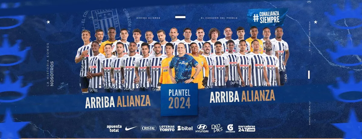 Alianza Lima define el once para debutar en la Liga 1 2024 frente a César Vallejo.