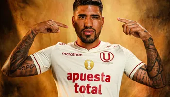 Paolo Reyna con camiseta de Universitario 2024