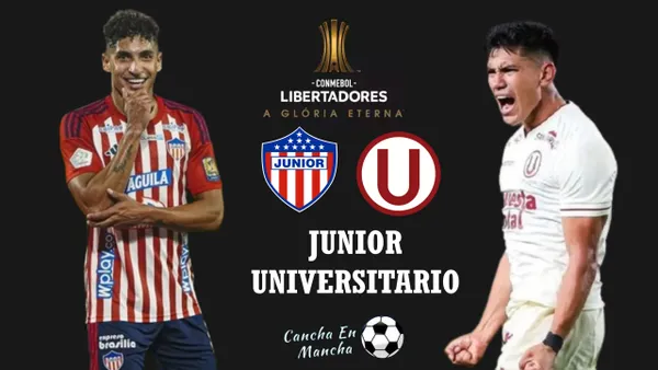 Universitario vs. Junior: Canales para ver EN VIVO el encuentro por Copa Libertadores