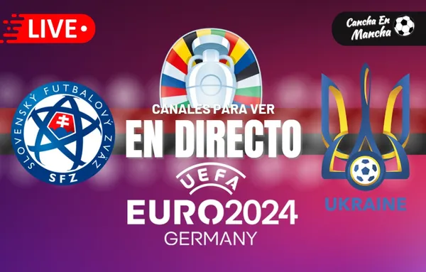 Eslovaquia vs Ucrania EN VIVO y EN DIRECTO: Horarios y dónde ver el encuentro por la Eurocopa 2024