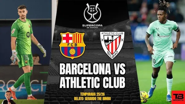 Barcelona vs. Athletic Club EN VIVO HOY por la semifinal de la Supercopa de España 2026