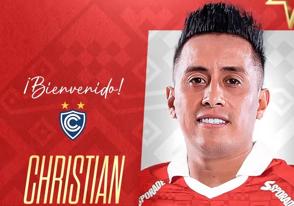 Cienciano anunció la incorporación de Christian Cueva para el Torneo Clausura