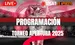 Programación del Torneo Apertura 2025
