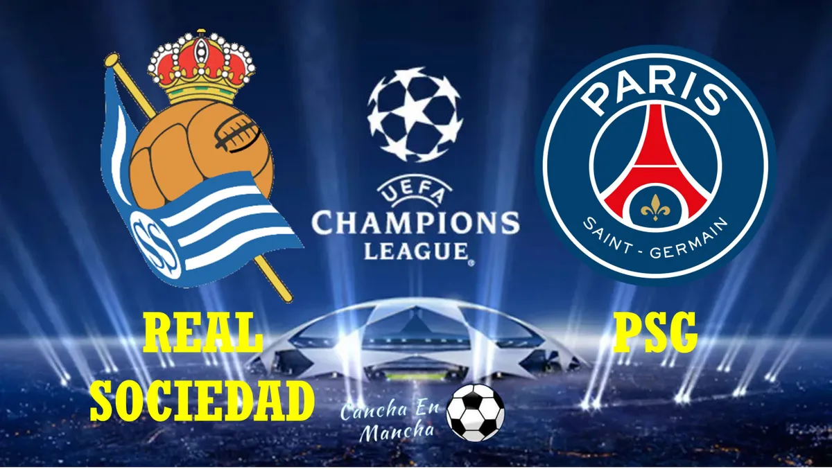 ¿Cuándo y a qué hora juegan la Real Sociedad vs. PSG por la UEFA Champions League?