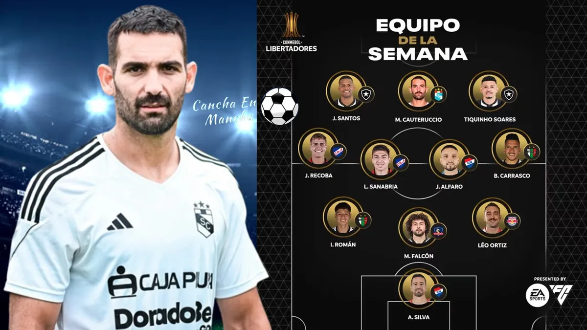 Martín Cauteruccio, el goleador estelar de Sporting Cristal, destacado en el once ideal de la Copa Libertadores