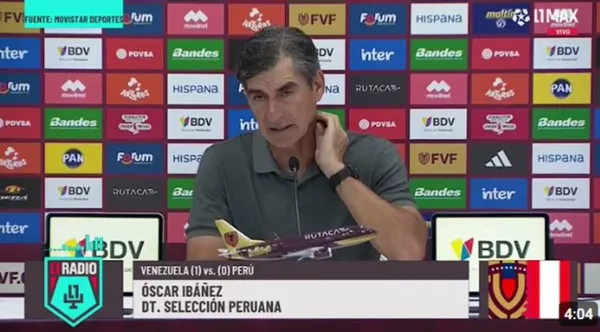 Óscar Ibáñez conferencia Perú vs Venezuela 2025