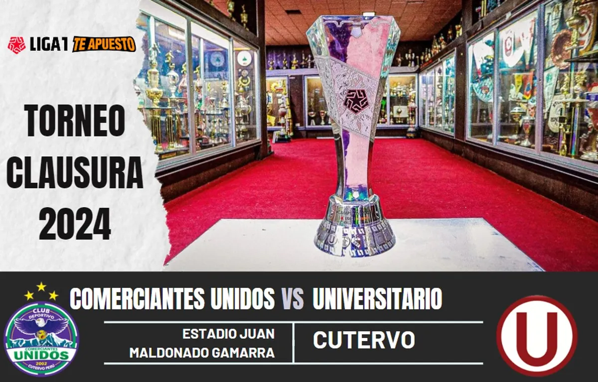 Universitario vs. Comerciantes Unidos: Canal para ver EN VIVO 100% legal el choque por el Torneo Clausura 2024