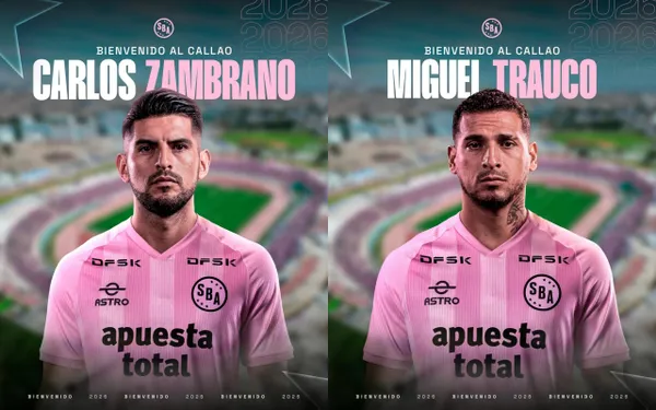 ¡Bombazo de la misilera! Carlos Zambrano y Miguel Trauco fueron presentados en el Sport Boys para la temporada 2026