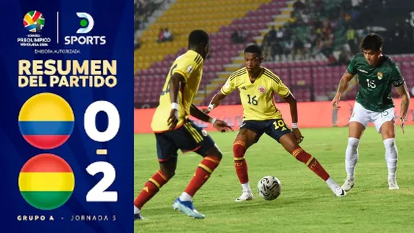 VIDEO RESUMEN: Colombia cae ante Bolivia 0-2 en el Preolímpico Sub-23