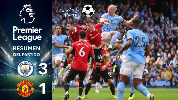 VIDEO RESUMEN: Manchester City venció al Manchester United en la Premier League