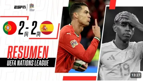 España vs Portugal UEFA Nations League 2025