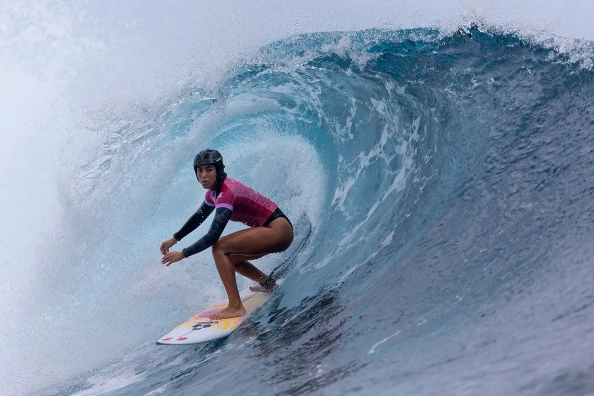 Sol Aguirre cerró su participación en los Juegos Olímpicos París 2024 tras caer ante Siqi Chang en surf.
