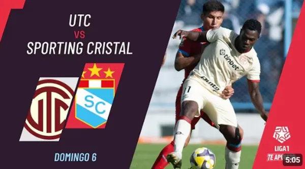 UTC vs Sporting Cristal Torneo Apertura 2025