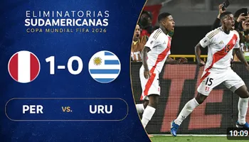 Peru venció a Uruguay por Eliminatorias 2026