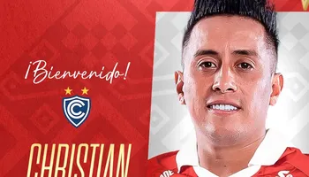 Cienciano anunció la incorporación de Christian Cueva para el Torneo Clausura