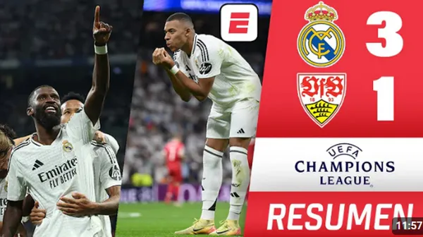 Real Madrid sufrió para vencer al Stuttgart por la UEFA Champions League 2024-25 – VIDEO