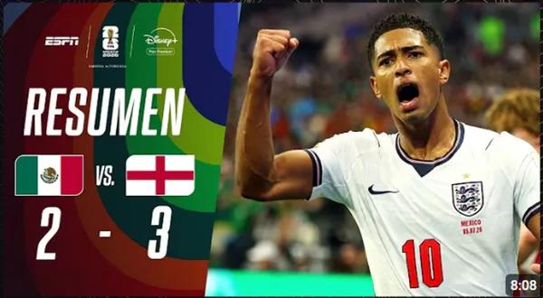Inglaterra eliminó a México en un partidazo y avanzó a cuartos de final del Mundial 2026 – VIDEO