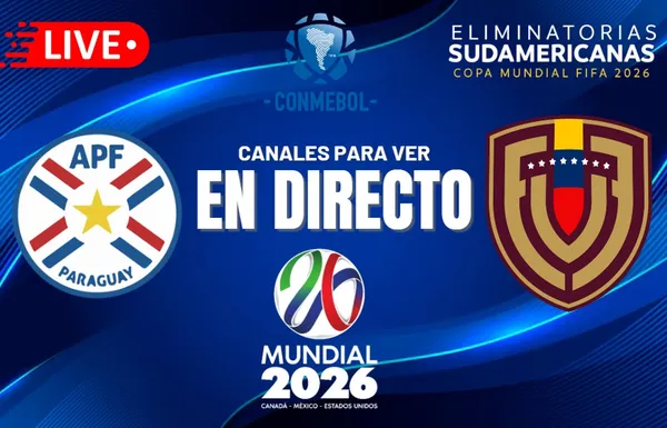 Paraguay y Venezuela se enfrentaran en las eliminatorias al mundial 2026