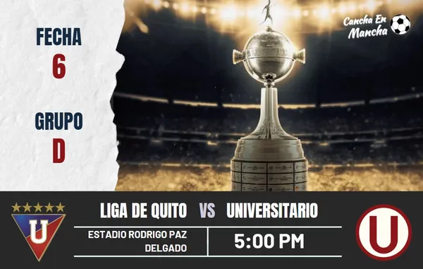 Universitario vs. Liga de Quito: EN VIVO y EN DIRECTO vía ESPN por Copa Libertadores