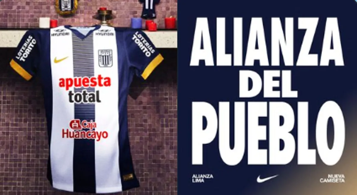 Alianza lima eterna Presentó su nueva camiseta para la temporada 2025