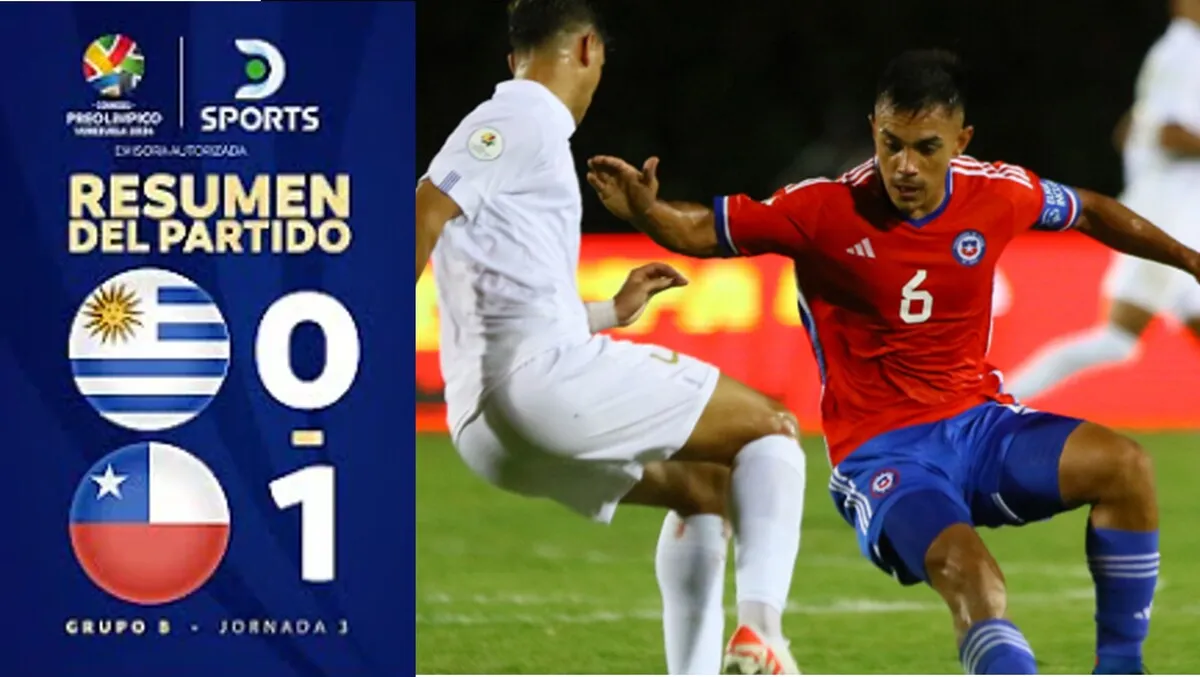 RESUMEN: Chile consigue ajustada victoria 1-0 sobre Uruguay en el Preolímpico Sub-23 VIDEO
