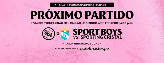 Boys vs Cristal en el Miguel GRau &#8211; (Foto: Ticketmaster)