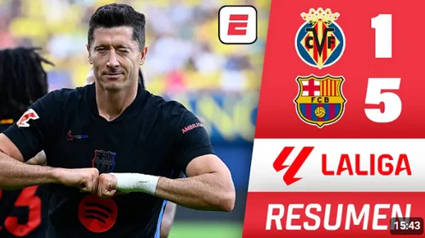 Barcelona aplastó al Villarreal y sigue de líder absoluto de LaLiga 2024-25 – VIDEO