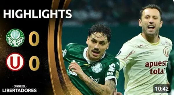 Con dignidad: la U igualó con Palmeiras y se despide de la Copa Libertadores – VIDEO