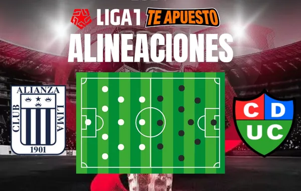 Alineaciones de Alianza Lima vs. Unión Comercio para el choque por el Torneo Clausura