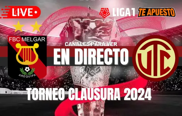 Melgar vs UTC por el Torneo Clausura 2024