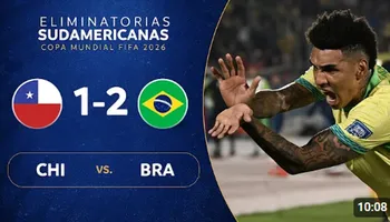 Brasil venció a Chile por las Eliminatorias 2026