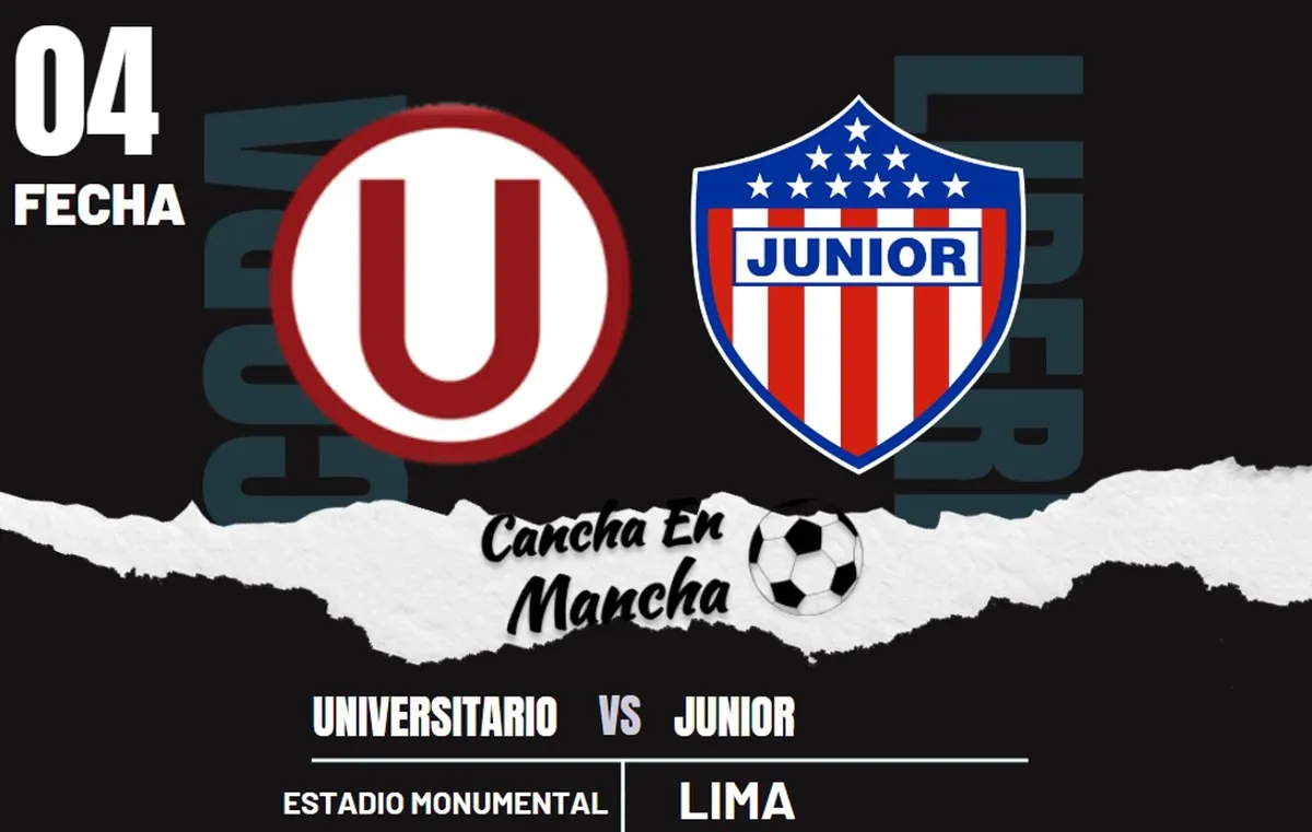 ¿A qué hora juegan Universitario vs. Junior? Dónde ver el encuentro por la Copa Libertadores