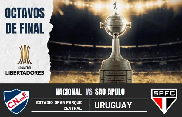 Nacional vs. Sao Paulo EN VIVO: Horarios, pronósticos y canales para ver la Copa Libertadores