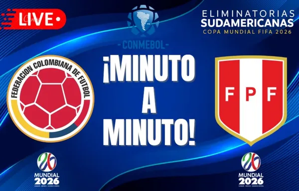 Colombia vs Perú Eliminatorias al Mundial 2026