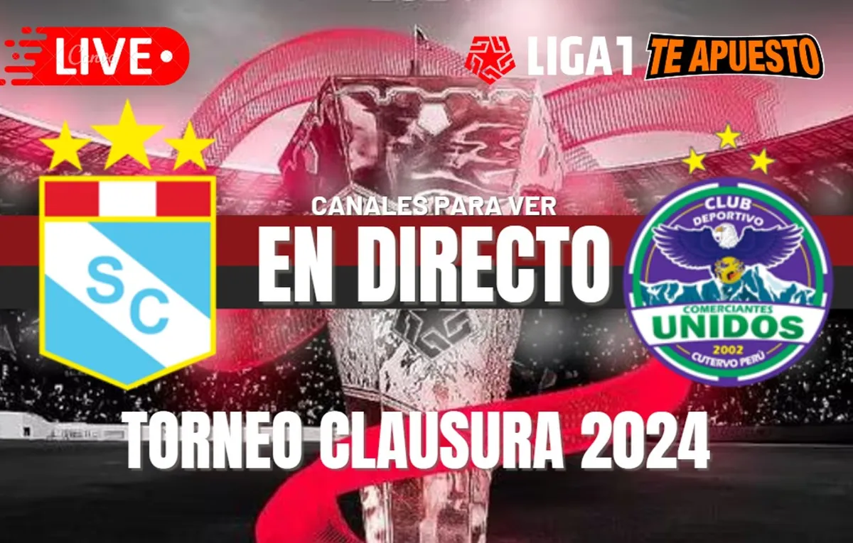 Sporting Cristal vs Comerciantes Unidos por el Torneo Clausura 2024