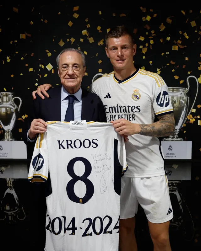 Toni y Florentino &#8211; Foto: Real Madrid