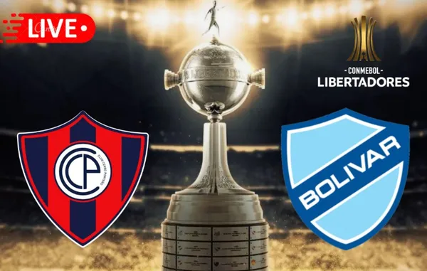 Cerro Porteño vs Bolívar por la Copa Libertadores 2025