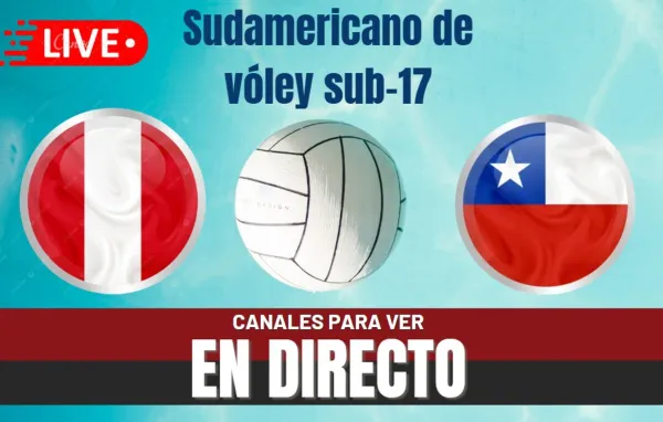 Perú vs. Chile EN VIVO y EN DIRECTO por la fecha 2 del Sudamericano de Vóley Sub 17 2025
