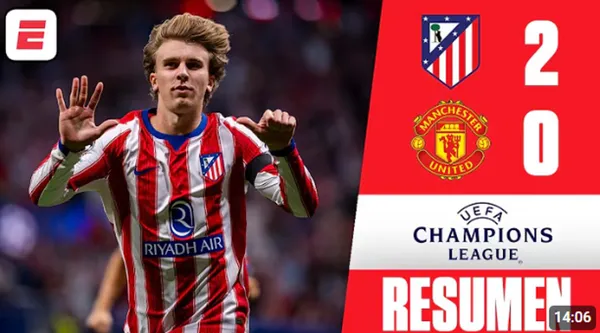 Atlético de Madrid venció al Manchester United en la fecha 2 de la UEFA Champions League 2026/27 – VIDEO