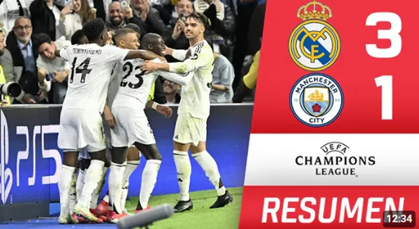 Real Madrid vs Manchester City 2025