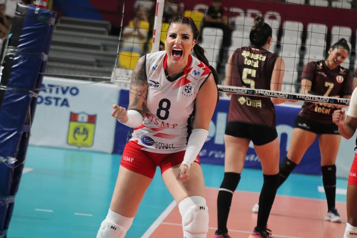 Universidad San Martín brilla en el inicio del Octogonal Final de la Liga Nacional Superior de Voley